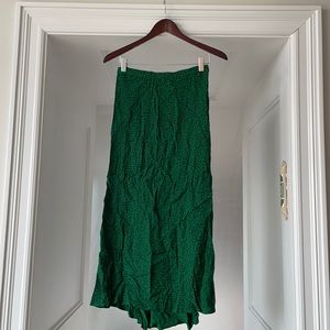 Reformation Maxi Printed Silk Skirt
